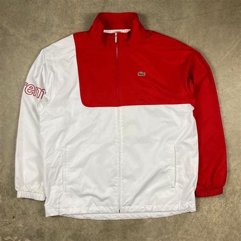 supreme x lacoste track jacket replica